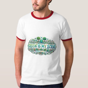Camiseta Verde es mi escena.