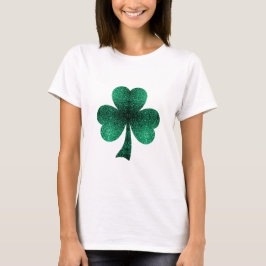 Camiseta Verde Esmeralda Esparkolas Shamrock Clover St Pat 