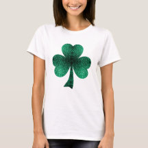 Verde Esmeralda Esparkolas Shamrock Clover St Pat 