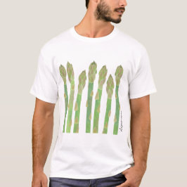 Camiseta verde fresca del espárrago