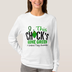 Camiseta Verde ido polluelo de la PARÁLISIS CEREBRAL