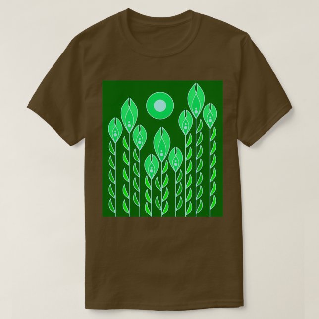 Camiseta Verde irlandés alto (Diseño del anverso)