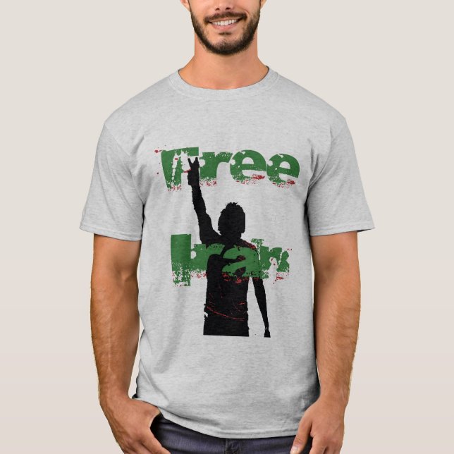 Camiseta Verde libre de Irán (Anverso)