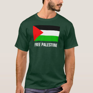 Camiseta verde libre de Palestina
