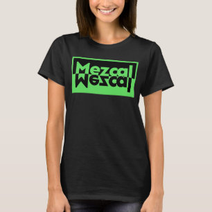 Camiseta Verde Minimalista mezcal y negro