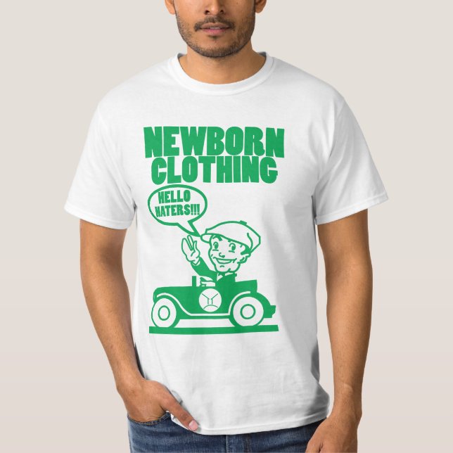 Camiseta verde newborn2 (Anverso)