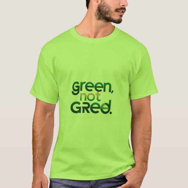 Camiseta Verde no gris (Anverso)