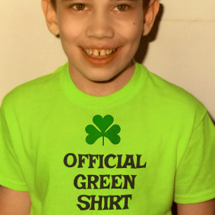 Camiseta verde oficial para el día de San Patricio