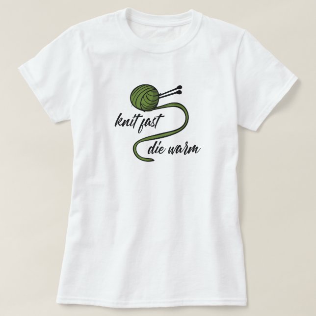 Camiseta verde oliva rápida, muere con camiseta cá (Diseño del anverso)