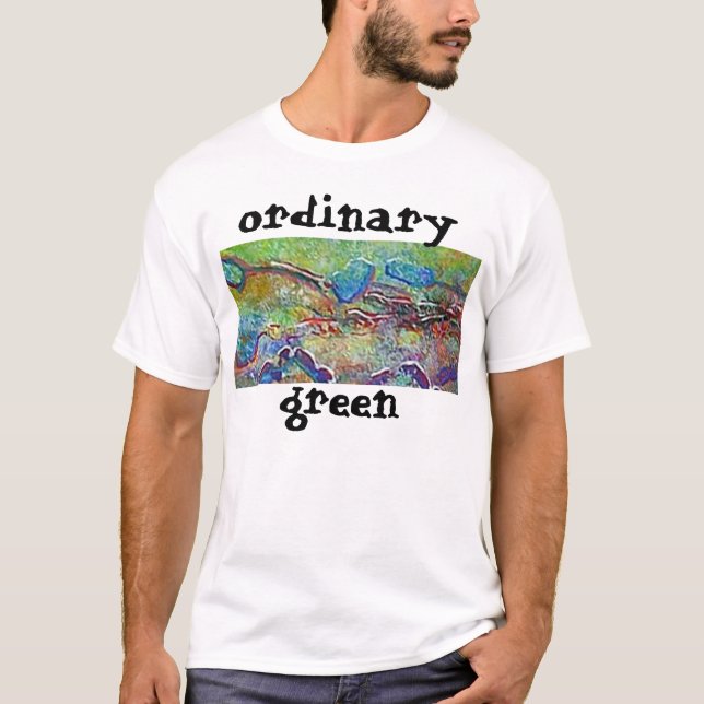 Camiseta verde ordinario (Anverso)