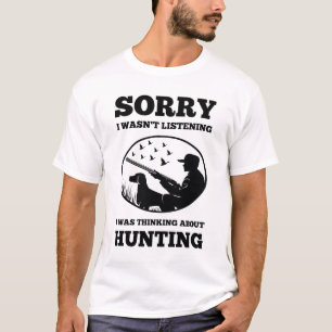 Camiseta Verde oscuro No se escuchaba pensar en la caza