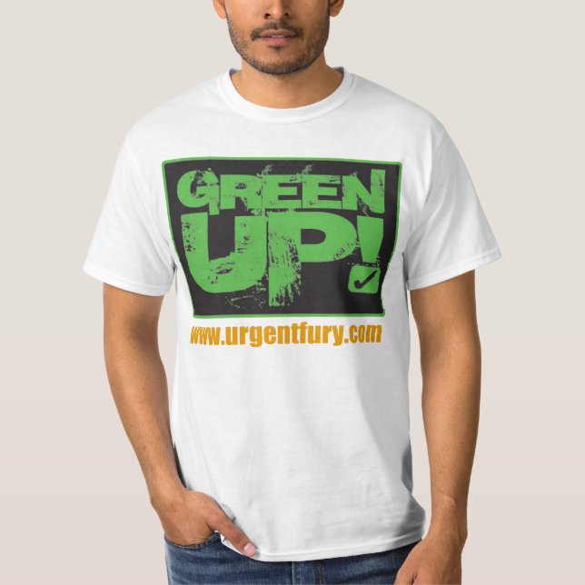 Camiseta Verde PARA ARRIBA (Anverso)