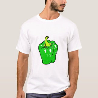 Camiseta verde-pimienta