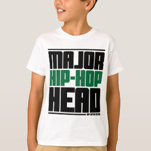 Camiseta Verde principal importante de Hip Hop