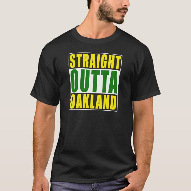 Camiseta Verde recto de Outta Oakland (Anverso)