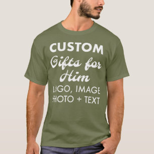 Camiseta verde satírica personalizada por personal