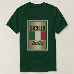 Camiseta verde Sicilia Italia