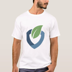 Camiseta Verde Símbolo de Reciclaje de Hoja Ecológ