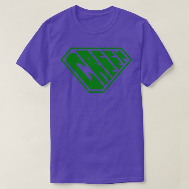 Camiseta Verde SuperEmpoderado (Diseño del anverso)