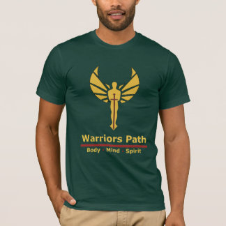 Camiseta Verde T de la trayectoria de los guerreros