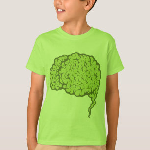 Camiseta verde terrible para niños zombies