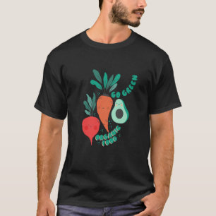 Camiseta Verde Vegano Sin Plástico Salva la Tierra 1