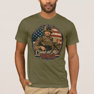Camiseta Verde 'Ven Atacarme Hermano'