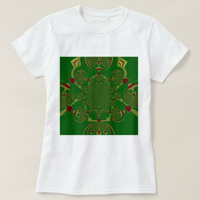 Camiseta Verde vintage (Diseño del anverso)
