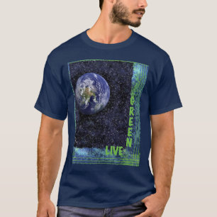 Camiseta Verde vivo para la tierra