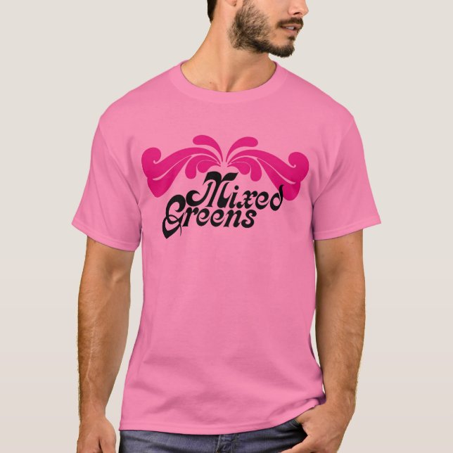 Camiseta Verdes mezclados (Anverso)