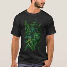 Camiseta Verdor Verano Plantas Hierbas Flores silvestres Ar