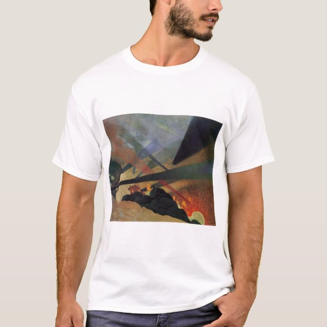 Camiseta Verdun (Escena de la Primera Guerra Mundial) (por  (Anverso)