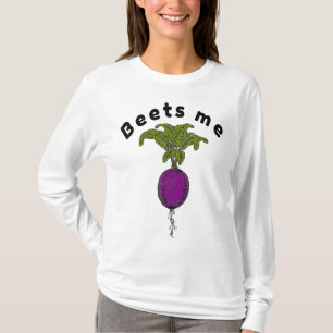 Camiseta Verdura divertida. Suelta La remolacha