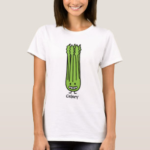 Camiseta Verdura feliz de la fibra del verde del manojo del