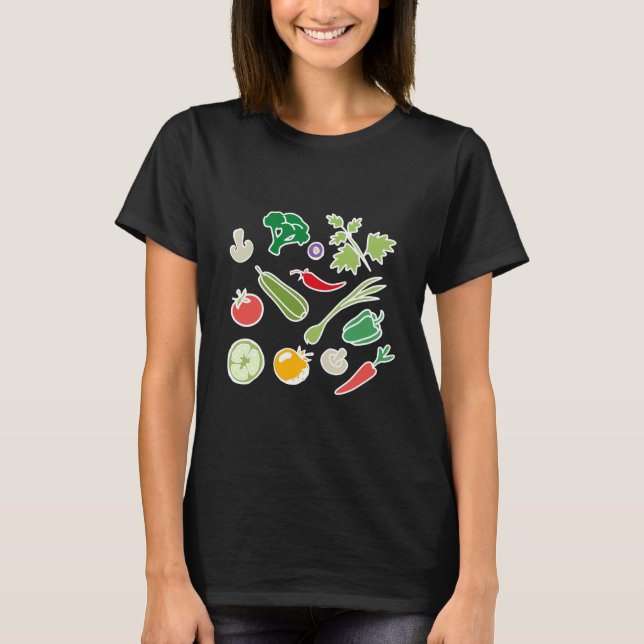 Camiseta Verduras (Anverso)