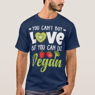 Camiseta Verduras alimenticias vegetarianas a base de plant