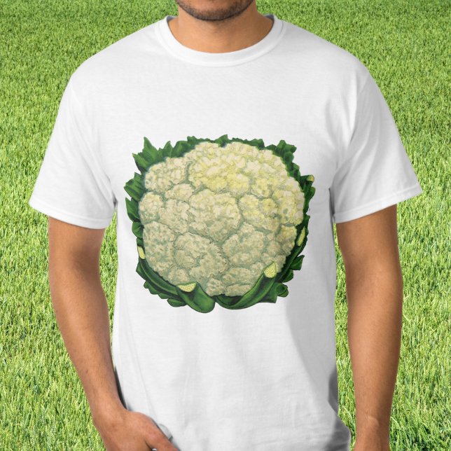 Camiseta Verduras de comida antigua coliflor (Subido por el creador)