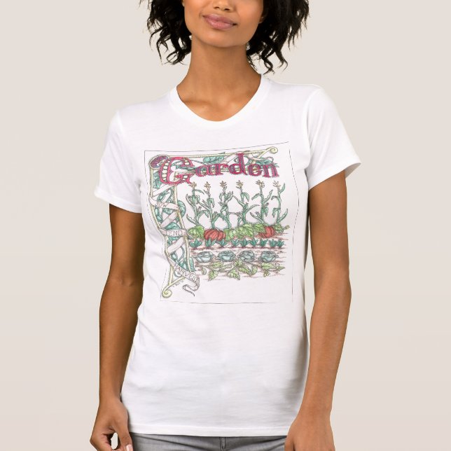 Camiseta Verduras del jardín (Anverso)