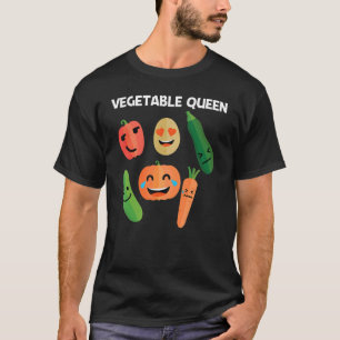 Camiseta Verduras Para Las Mujeres Alimentos Saludables De