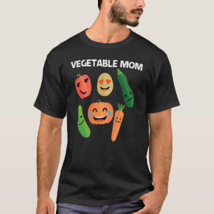 Camiseta Verduras Para Las Mujeres Madres Alimentos Saludab