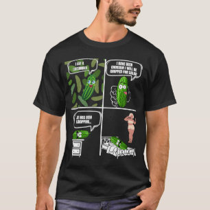 Camiseta Verduras Pepino Adulto Sarcasmo Humor Pepino