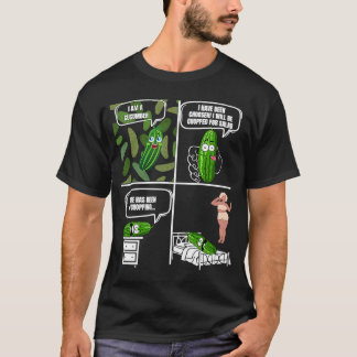 Camiseta Verduras Pepino Adulto Sarcasmo Humor Pepino