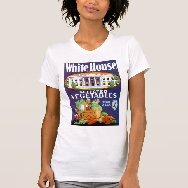 Camiseta Verduras seleccionadas de la Casa Blanca (Anverso)