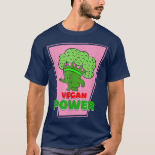 Camiseta Verduras vegetarianas Broccoli Runner Vegan Power 