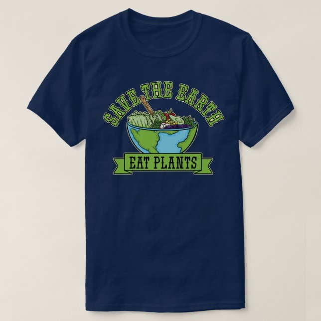 Camiseta Verduras verdes lechuga fresca de ensalada orgánic (Diseño del anverso)