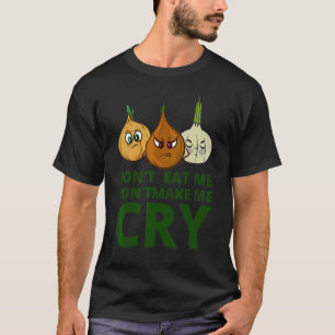Camiseta Verduras y frutas veganas protestando contra el ve