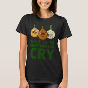 Camiseta Verduras y frutas veganas protestando contra el ve