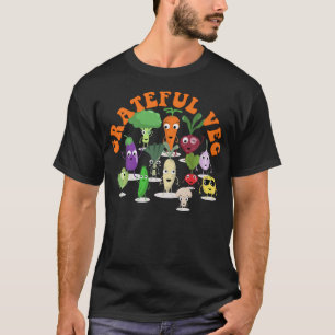 Camiseta Verg feliz feliz verde y vegetariano