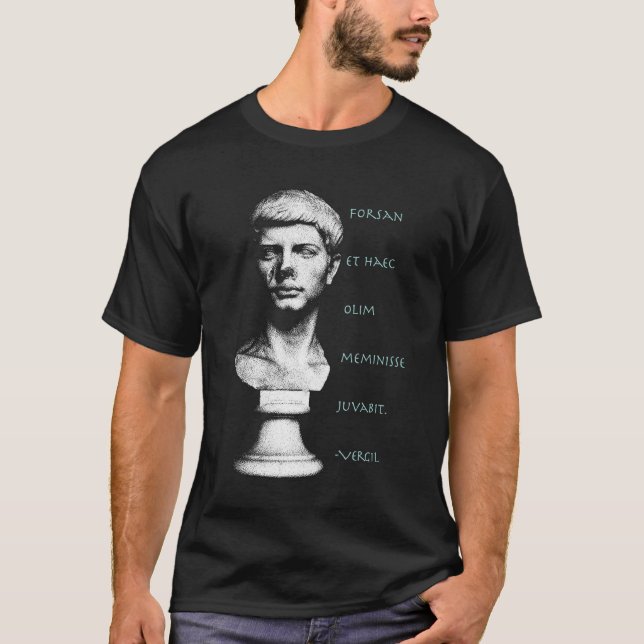 Camiseta Vergil-Forsan en negro (Anverso)