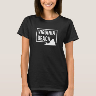 Camiseta Verginia Beach VA - Viaje de vacaciones en la ciud